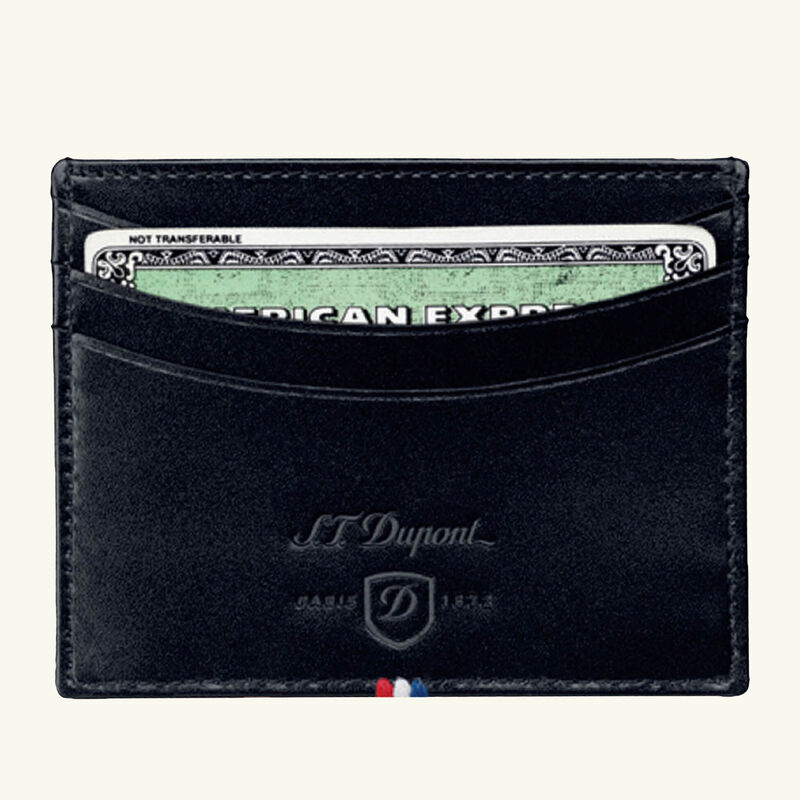 st dupont line d card holder black