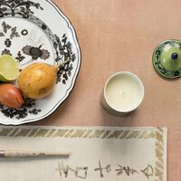 ginori 1735 antico doccia dessert plate round black 21cm