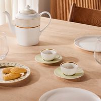 Sauvage Blanc Coffee Pot Gold bernardaud sauvage blanc coffee pot gold