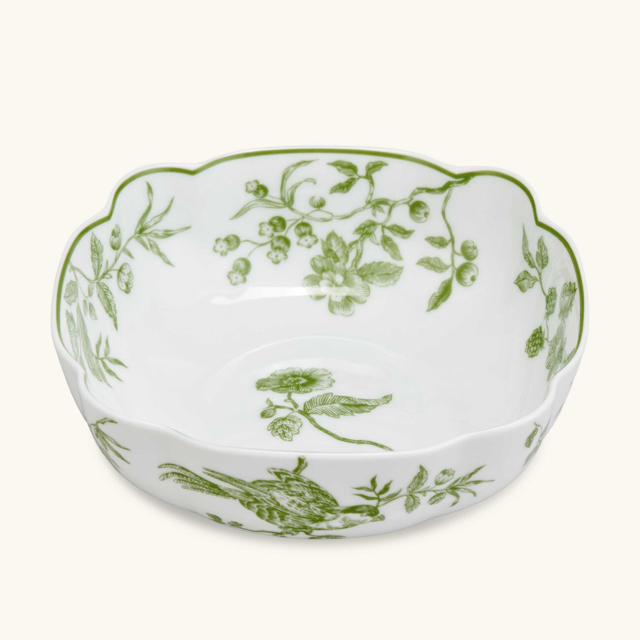 Albertine Dessert Plate Square Green bernardaud albertine dessert plate square green
