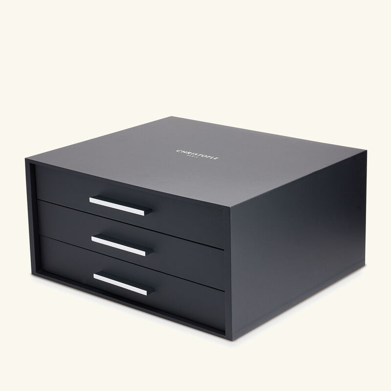 christofle perles flatware set 75 pieces silver plated