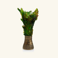 Borneo Magnum Vase Extra Large Green Limited Edition daum borneo magnum vase extra large green limited edition
