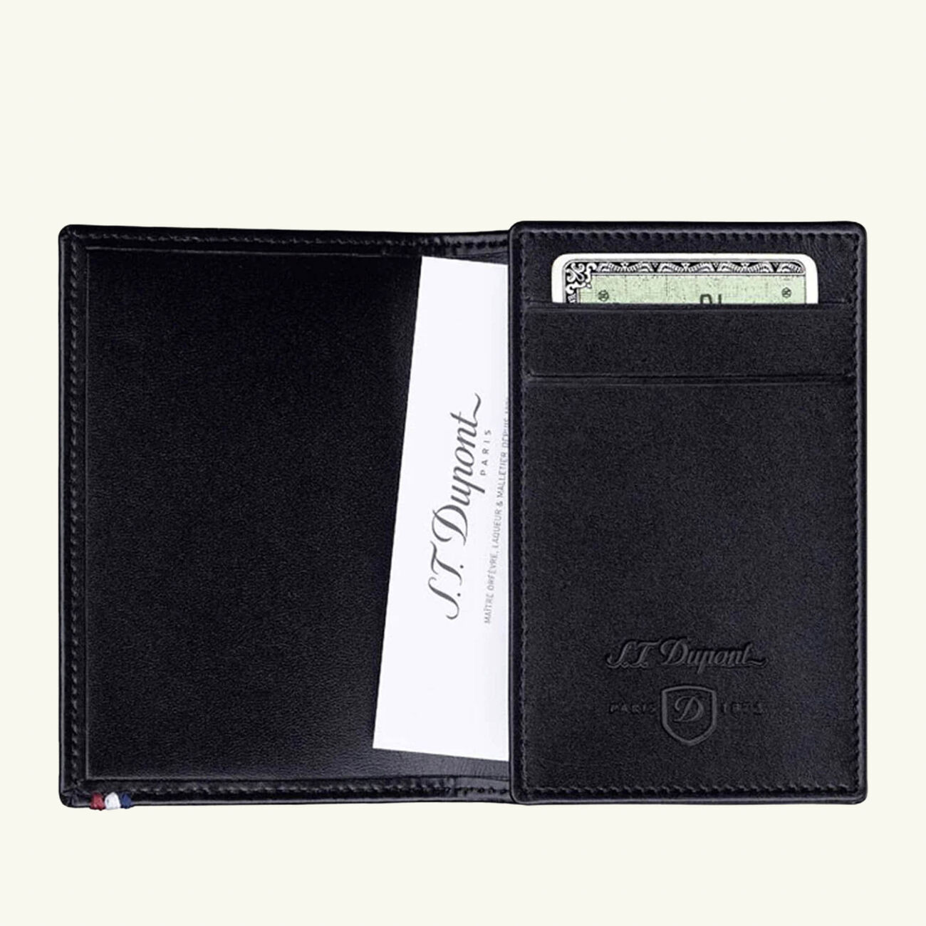 Line D Card Holder Black st dupont line d card holder black