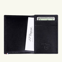Line D Card Holder Black st dupont line d card holder black
