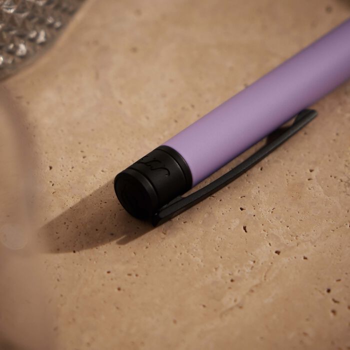 اس تي دوبون قلم حبر جاف  بولبوينت  دي إنيشال ليلكي