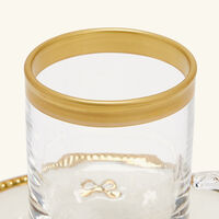 فنجان الشاي العربي باترفلاي مع صحنه صغير الحجم أبيض فيلاري فنجان الشاي العربي باترفلاي مع صحنه صغير الحجم أبيض