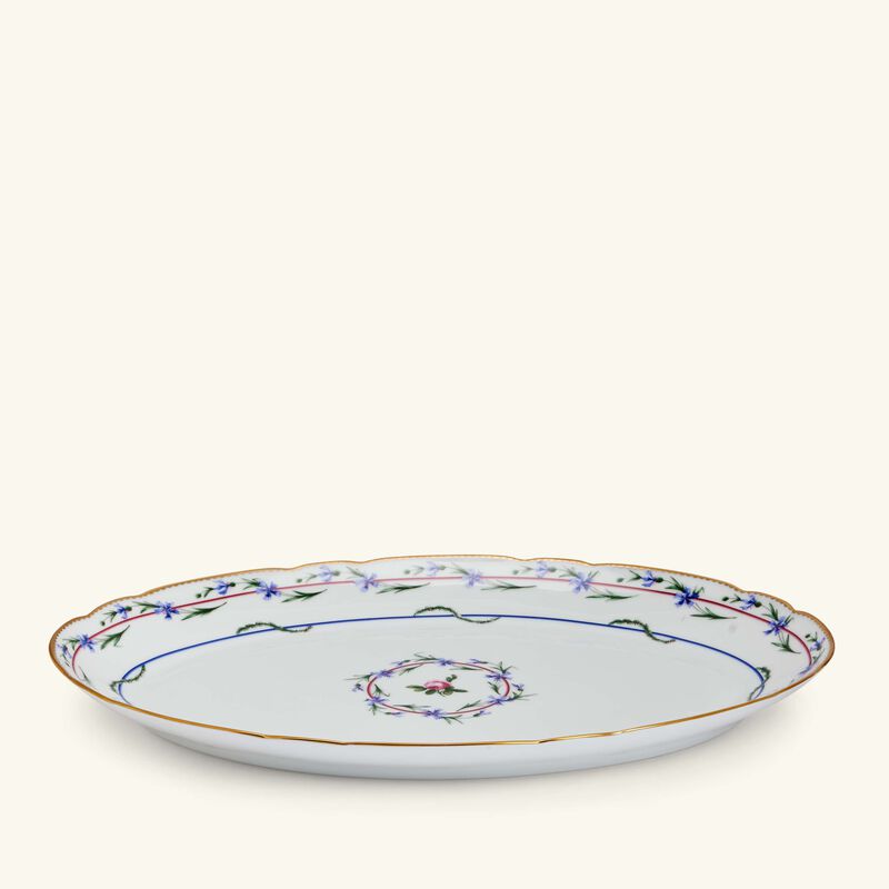 Le Gobelet Du Roy Serving Platter Oval White 33cm bernardaud le gobelet du roy serving platter oval white 33cm