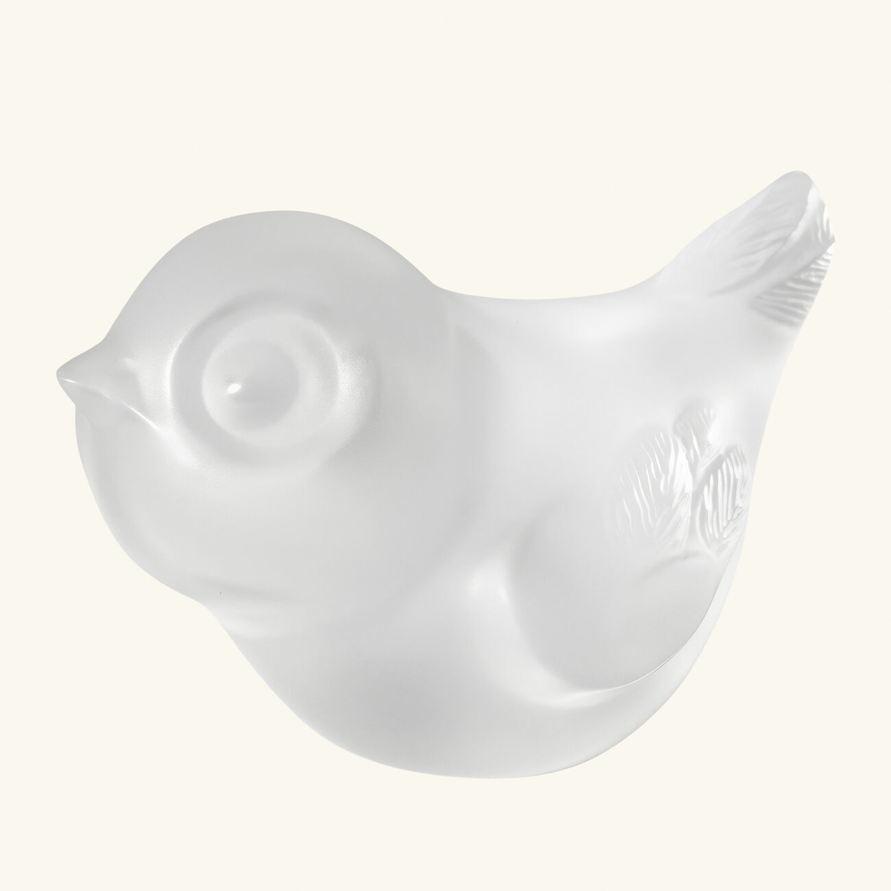 lalique piou head up sculpture small clear