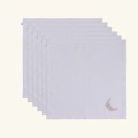 catherine denoual crescent napkin gold set of 6