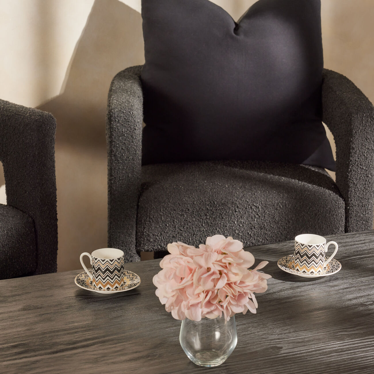 Zig Zag Coffee Cup & Saucer Pattern missoni home zig zag coffee cup saucer pattern