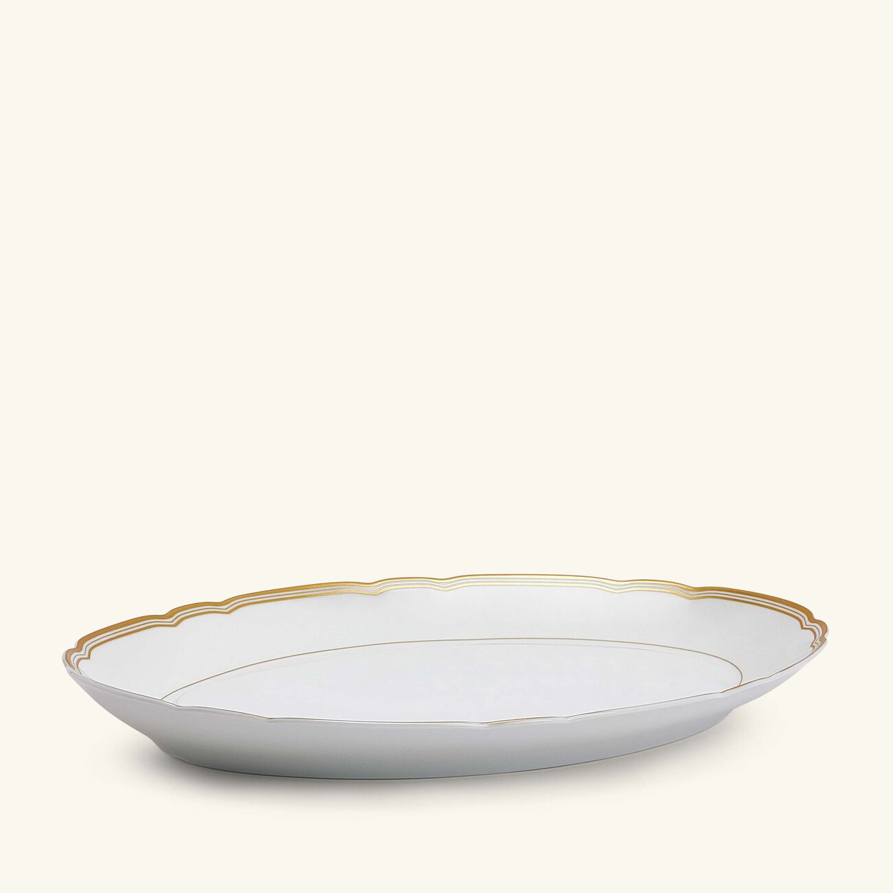 Pompadour Serving Platter Oval Gold 33cm bernardaud pompadour serving platter oval gold 33cm