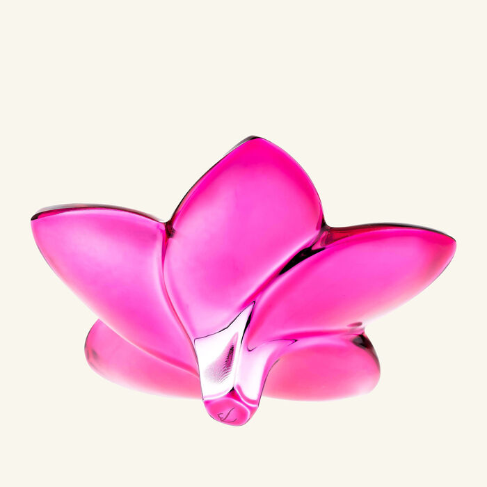 baccarat the bloom collection figurine mini pink