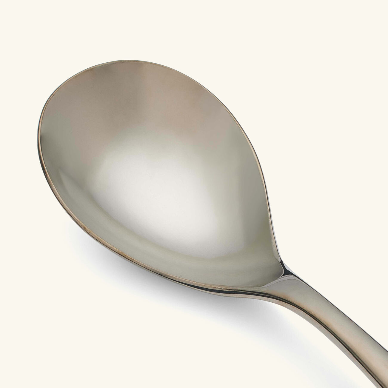 L' Ame De Cream Soup Spoon Black christofle l ame de cream soup spoon black