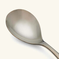 L' Ame De Cream Soup Spoon Black christofle l ame de cream soup spoon black