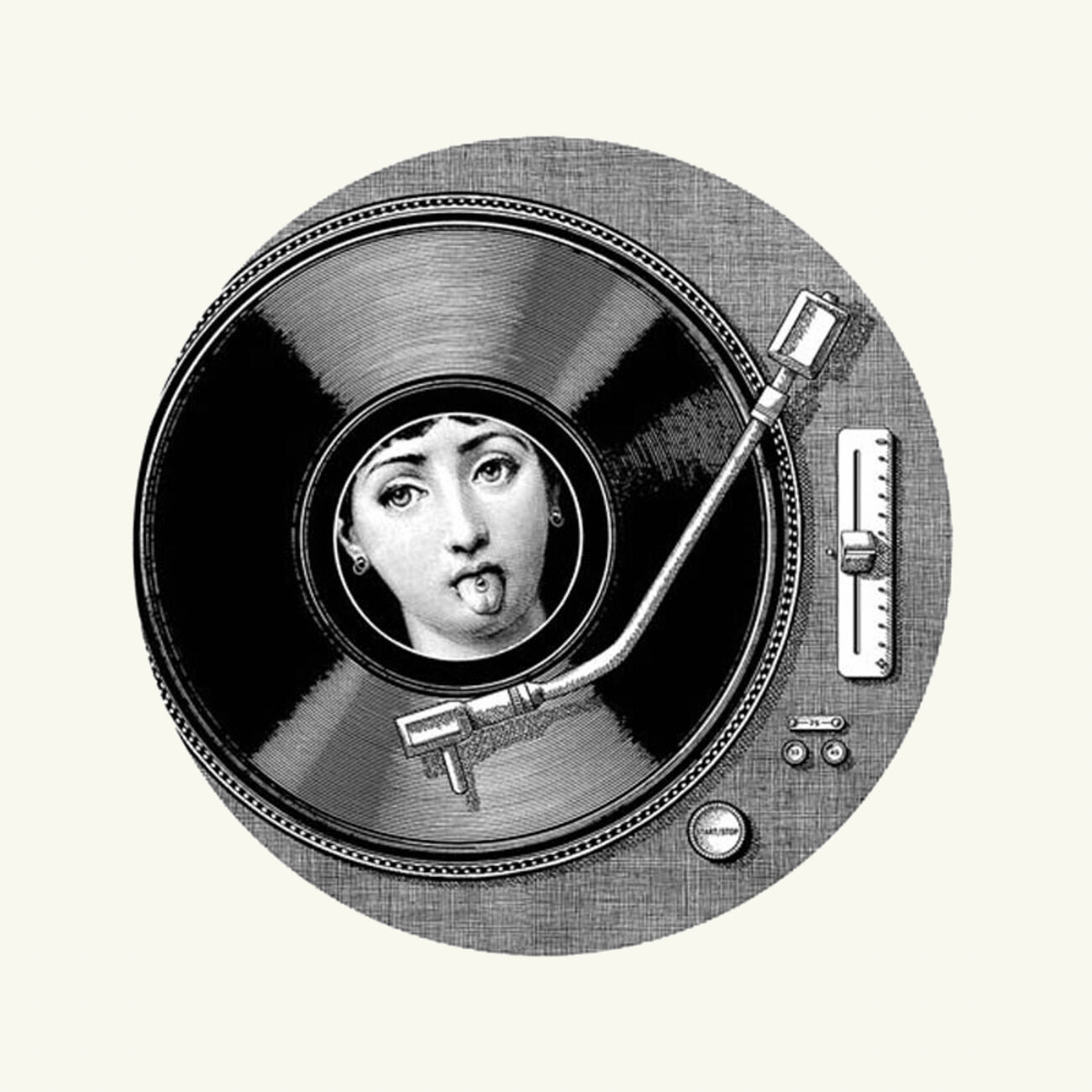 Tema e Variazioni no.370 Wall Plate fornasetti tema e variazioni no 370 wall plate