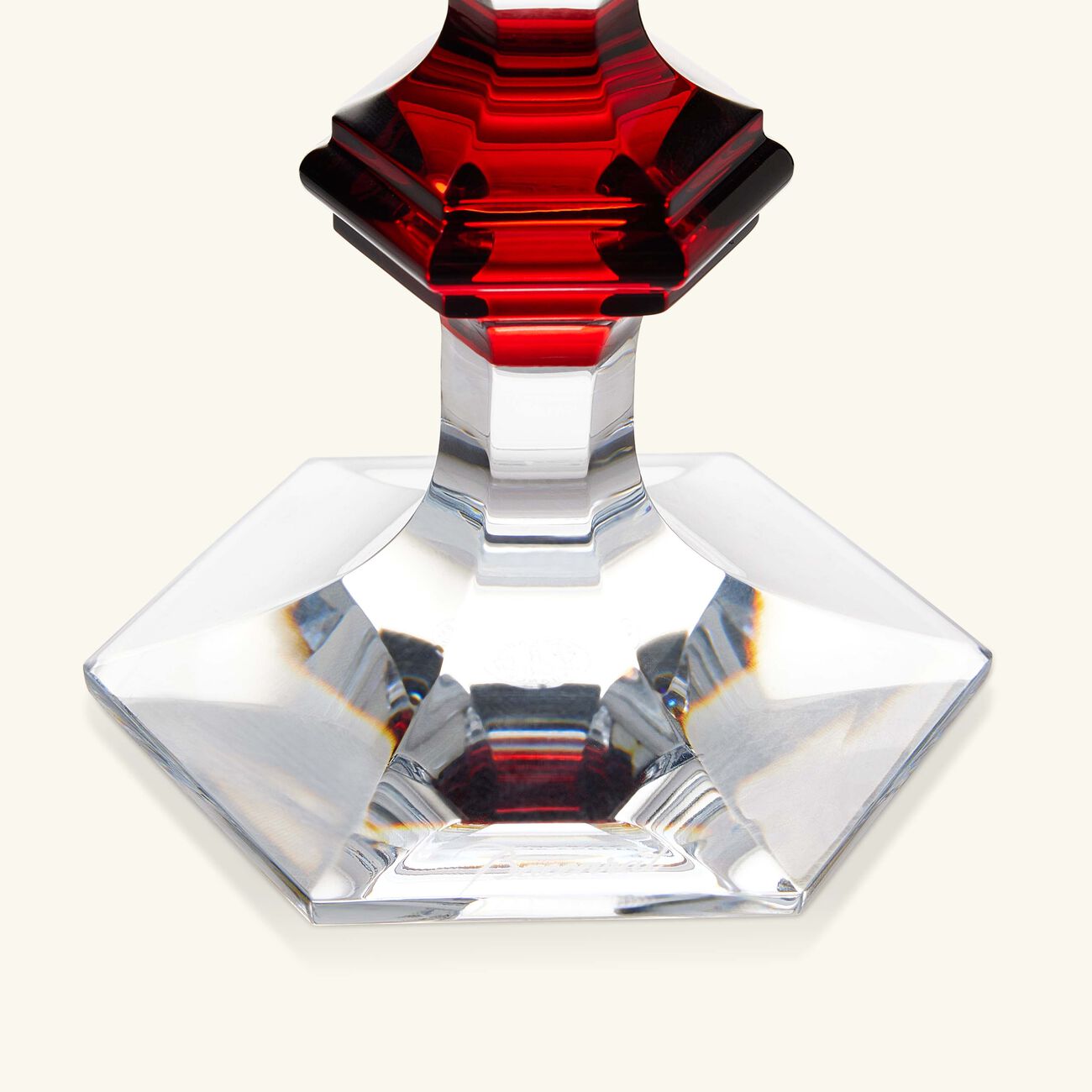 باكارا طقم هاركورت 1841 مؤلف من كأسي مشروب باللون الأحمر