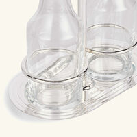 christofle albi oil   vinegar cruet silver plated