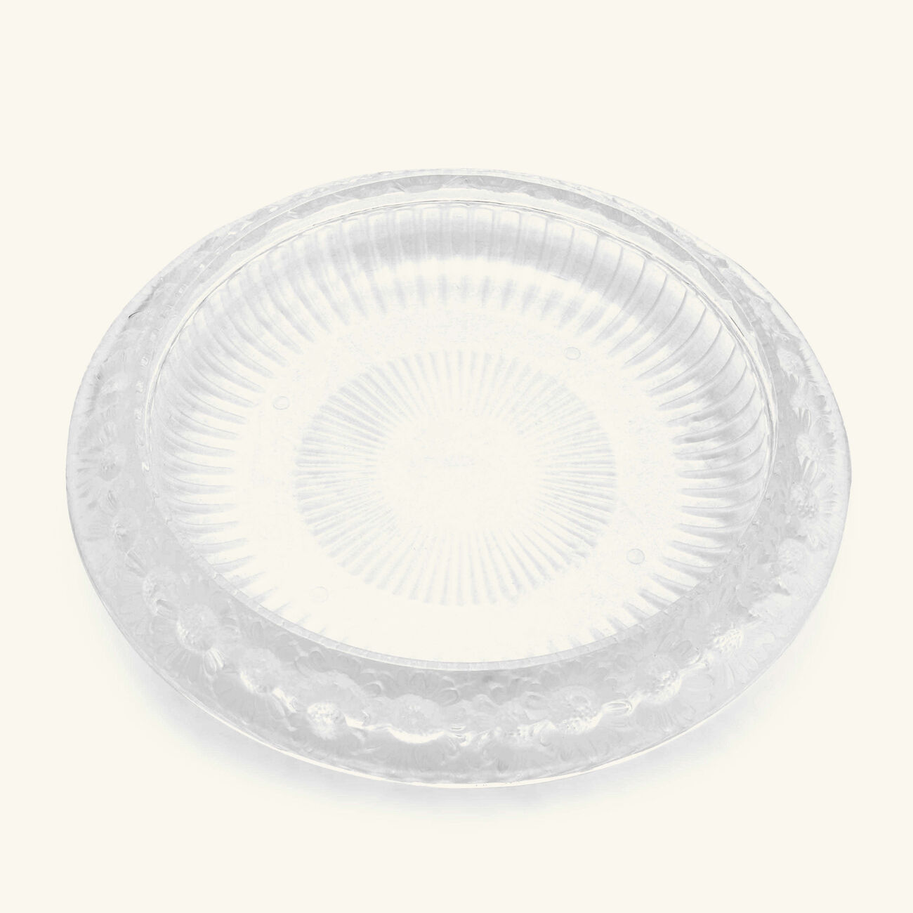 لاليك وعاء الضيافة مارجاريت شفاف 36 سم