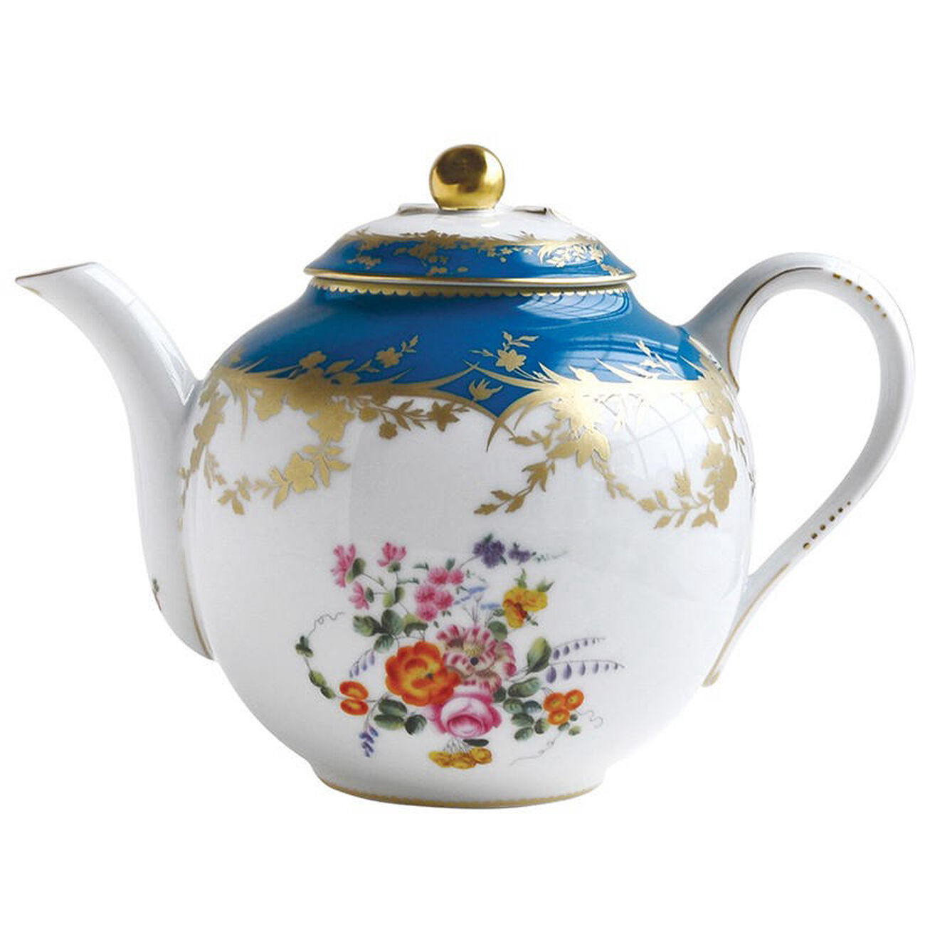 Siecle Tea Pot Blue bernardaud siecle tea pot blue