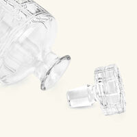 ralph lauren home hudson plaid decanter clear