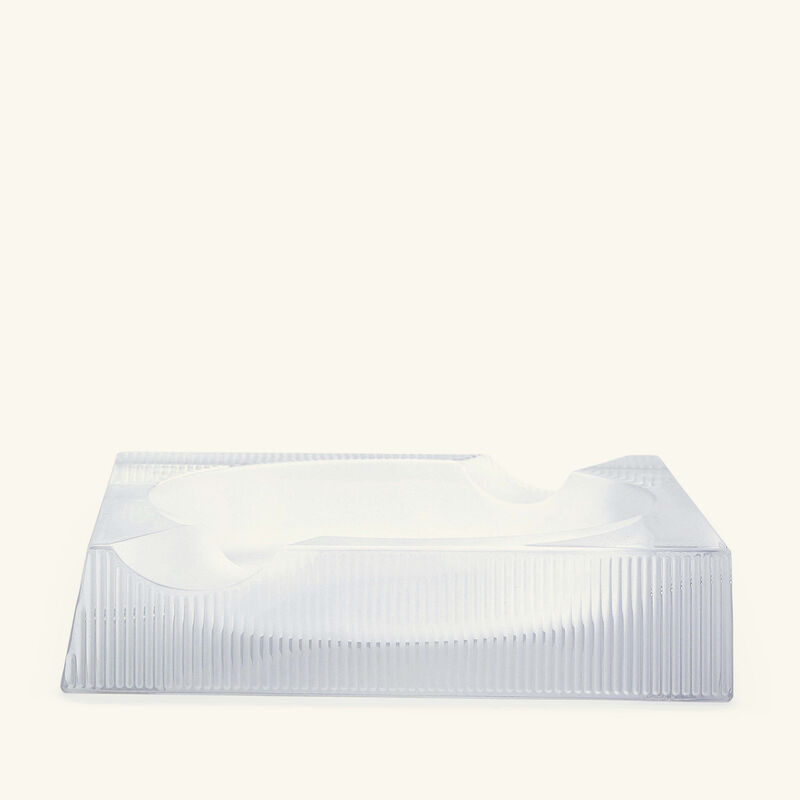 لاليك منفضة وينجن سيجار مربعة شفافة