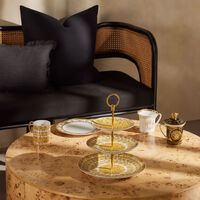 I Love Baroque Plate Round White 22cm versace i love baroque plate round white 22cm