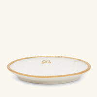 فيلاري فنجان الشاي باترفلاي مع صحنه أبيض وذهبي