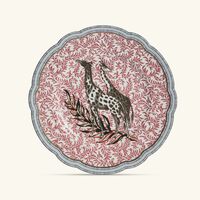 Collection Braquenié Dessert Plate Round Red 21cm Set of 4 bernardaud collection braqueni dessert plate round red 21cm set of 4