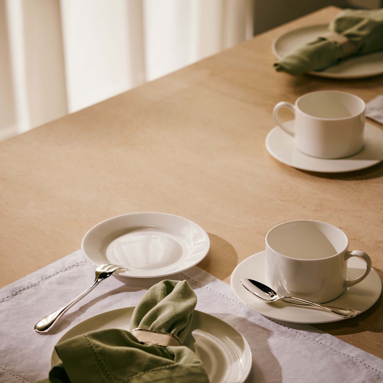 christofle albi tea time duo silver plated set of 4