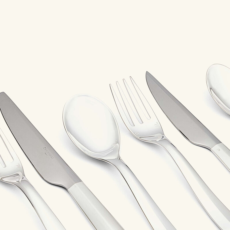 christofle infini flatware set 36 pieces silver plated