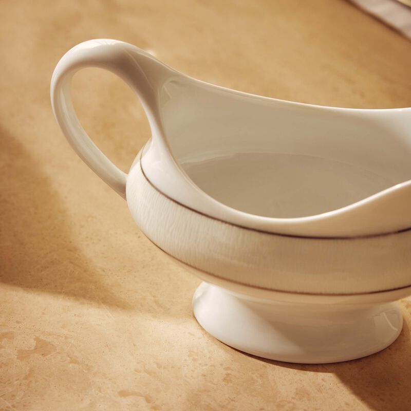 Dune Gravy Boat White bernardaud dune gravy boat white