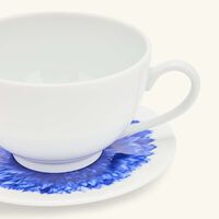 bernardaud in bloom tea cup   saucer blue