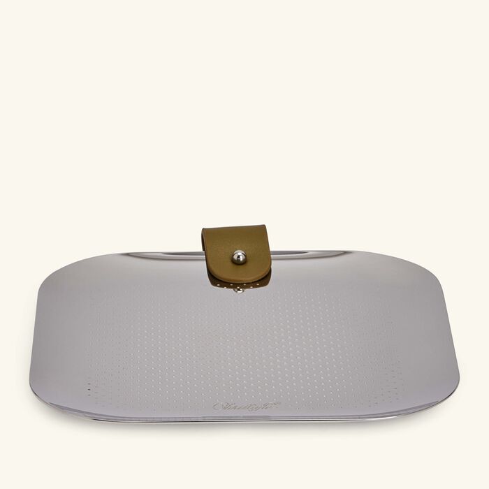 كريستوفل صينية كلوب للحلى الصغيرة بتصميم مربع الشكل من الستانلس ستيل