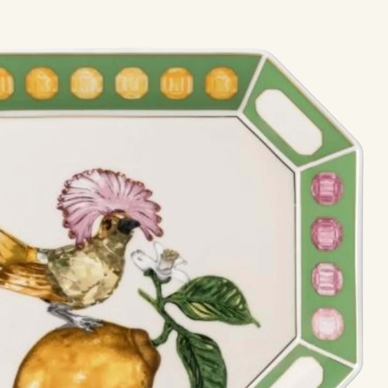 طبق الضيافة آيديليا باللون الأخضر - 20 سم روزنتال طبق الضيافة آيديليا باللون الأخضر 20 سم