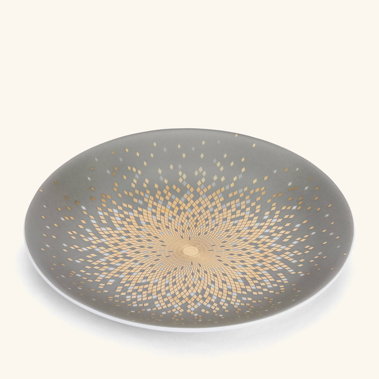 haviland souffle d or bread   butter plate round gold 16cm