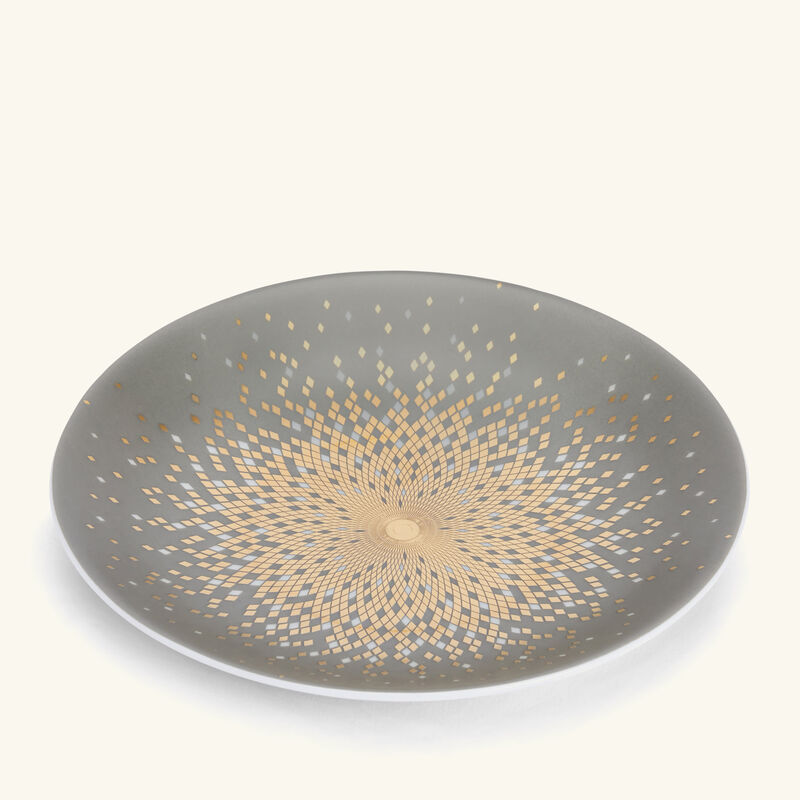 haviland souffle d or bread   butter plate round gold 16cm