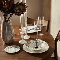 bernardaud feerie michael cailloux soup plate round pink 22cm