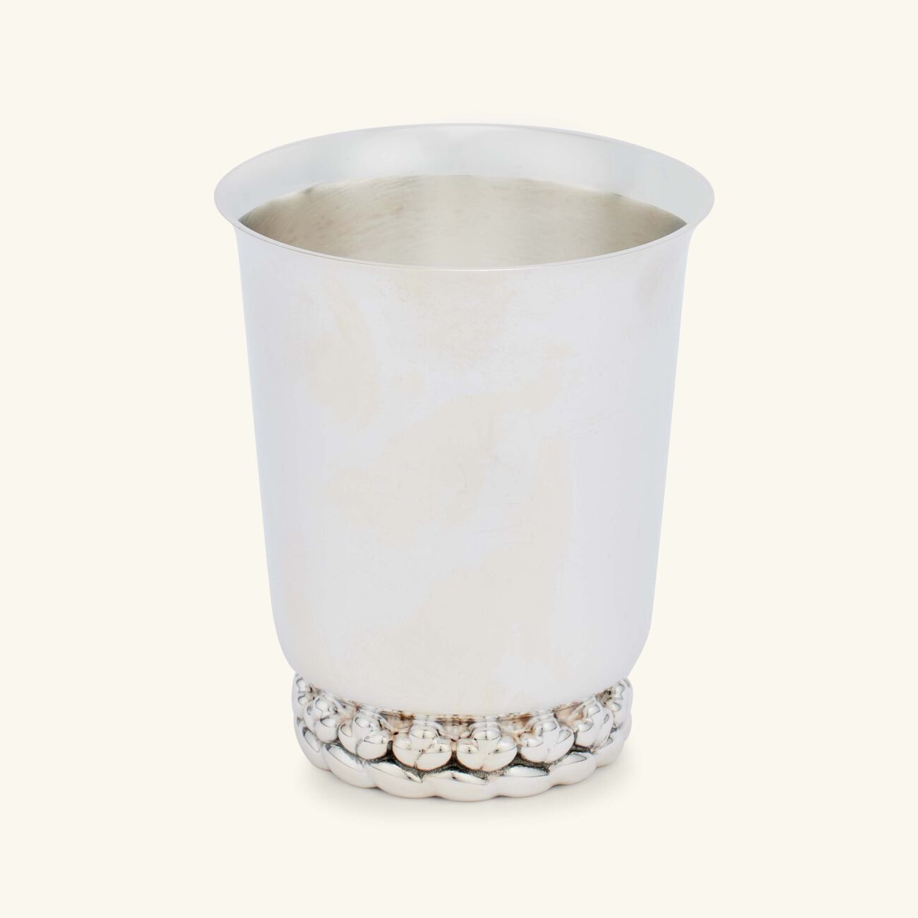 christofle babylone baby cup silver plated