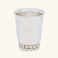 christofle babylone baby cup silver plated
