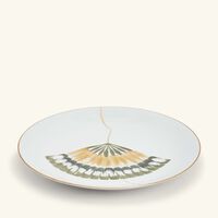Ginkgo Dinner Plate Round Green 26cm marie daage ginkgo dinner plate round green 26cm