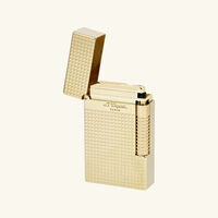 Le New Grand Dupont Diamond Head Lighter Gold st dupont le new grand dupont diamond head lighter gold