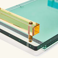 Panama Tray Rectangular Large Green reflections copenhagen panama tray rectangular large green