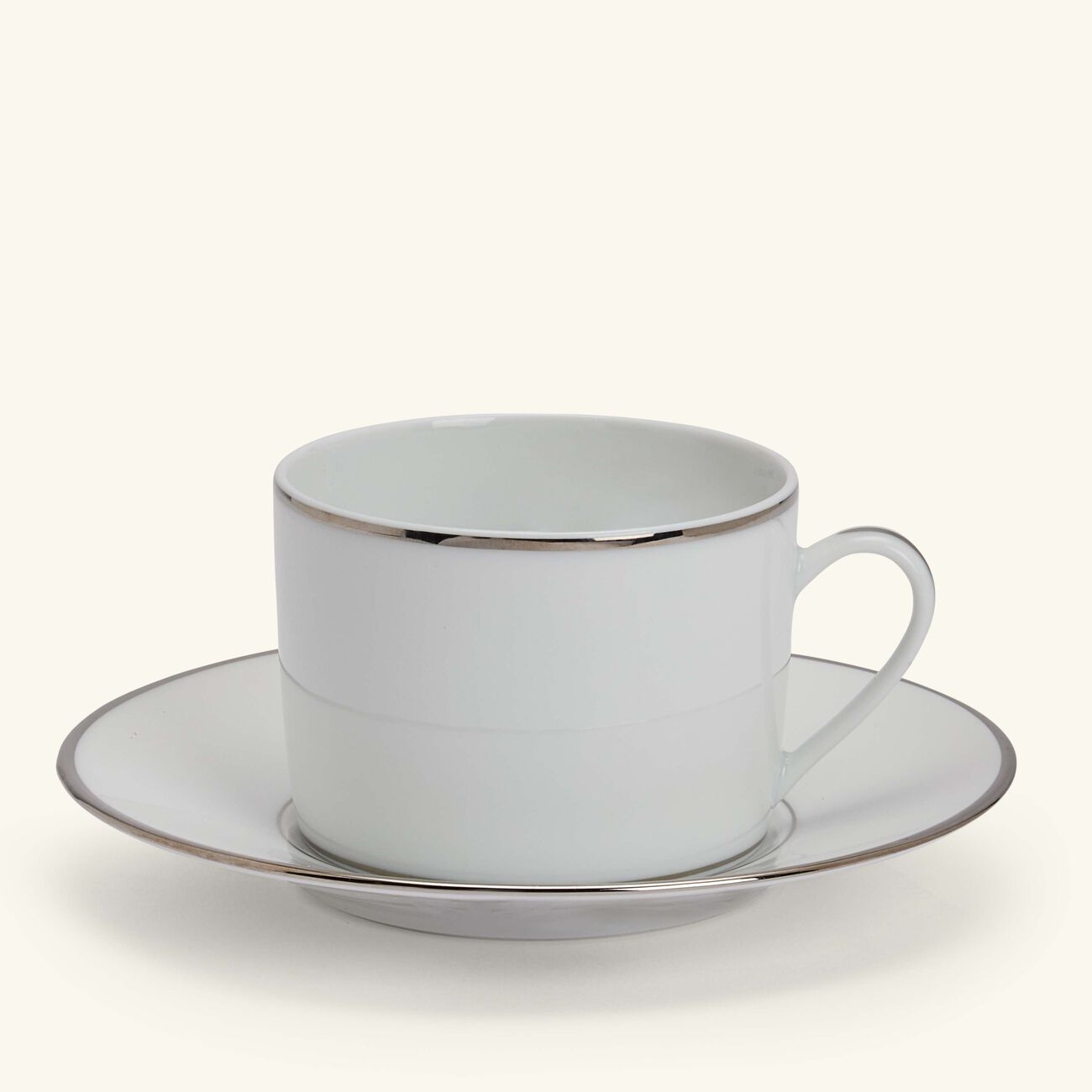 christofle albi tea cup   saucer silver