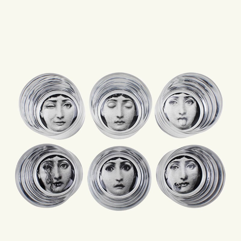 Tema e Variazioni Bicchieri Drinking Glass fornasetti tema e variazioni bicchieri drinking glass