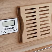 Premium Cigar Humidor Box Black st dupont premium cigar humidor box black