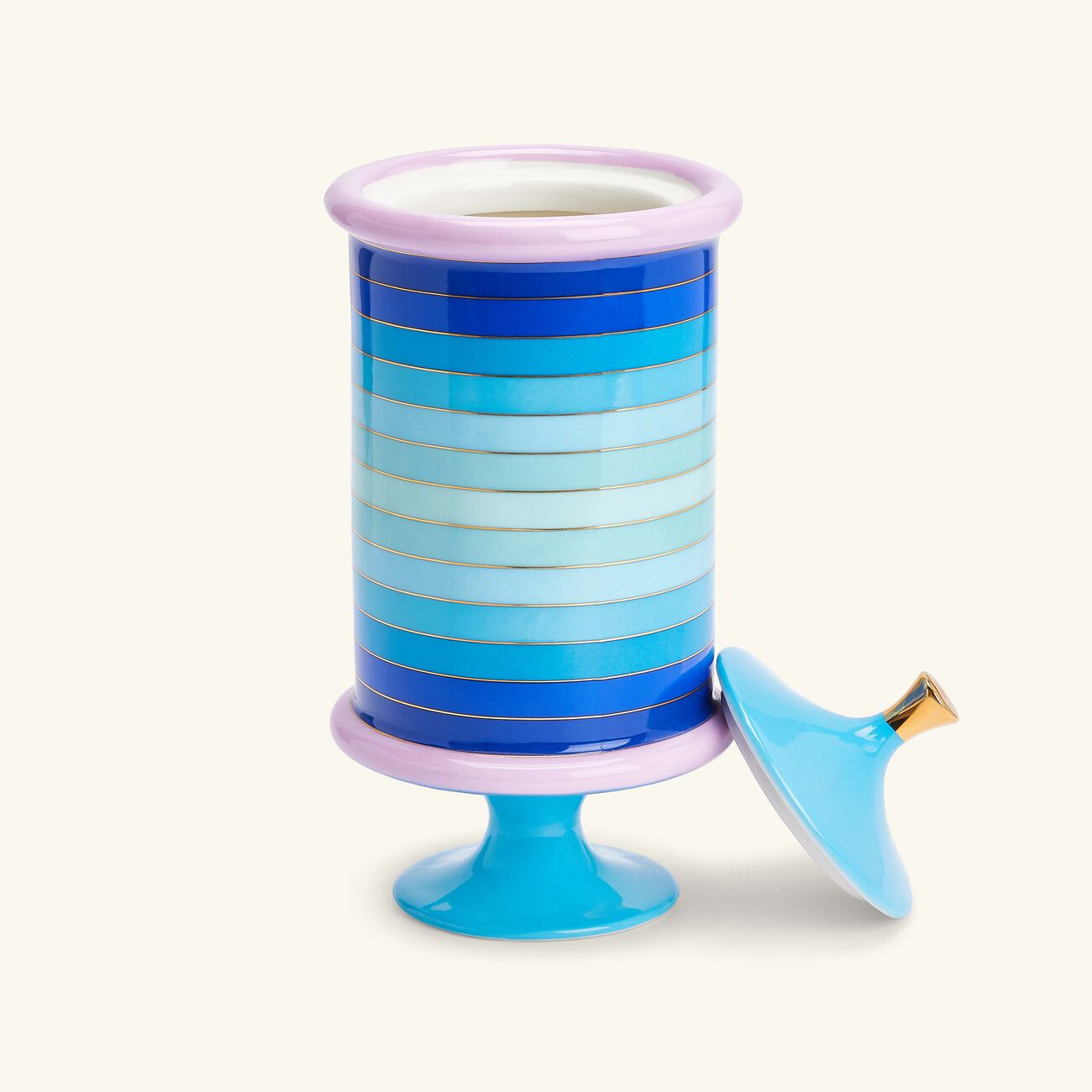 Scala Canister Stripe jonathan adler scala canister stripe