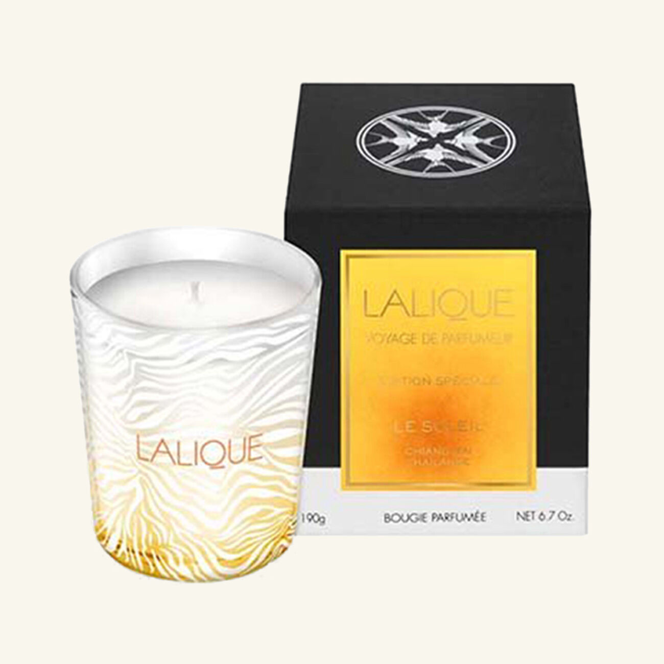Le Soleil Candle lalique le soleil candle