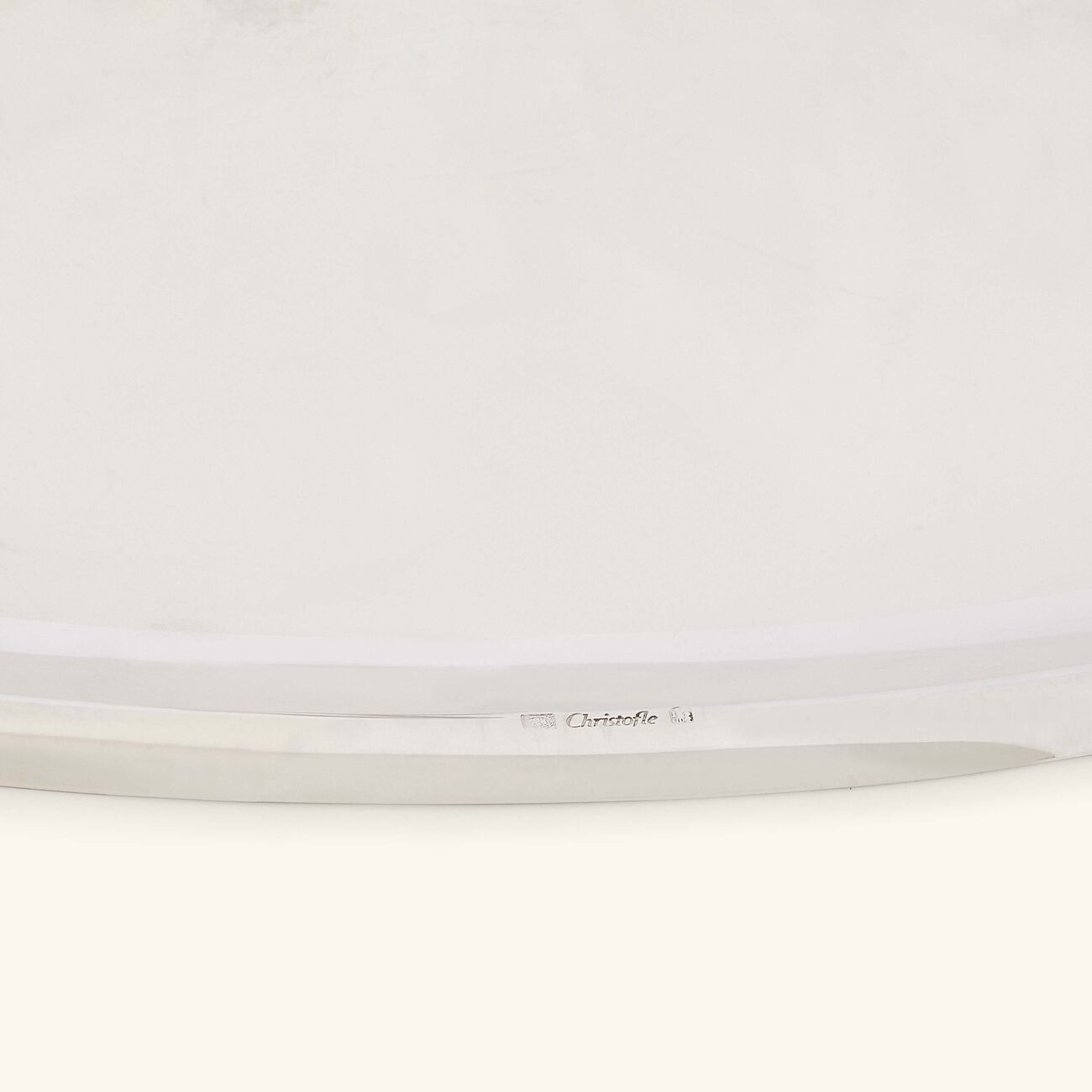 Vertigo Cover Oval Silver Plated christofle vertigo cover oval silver plated