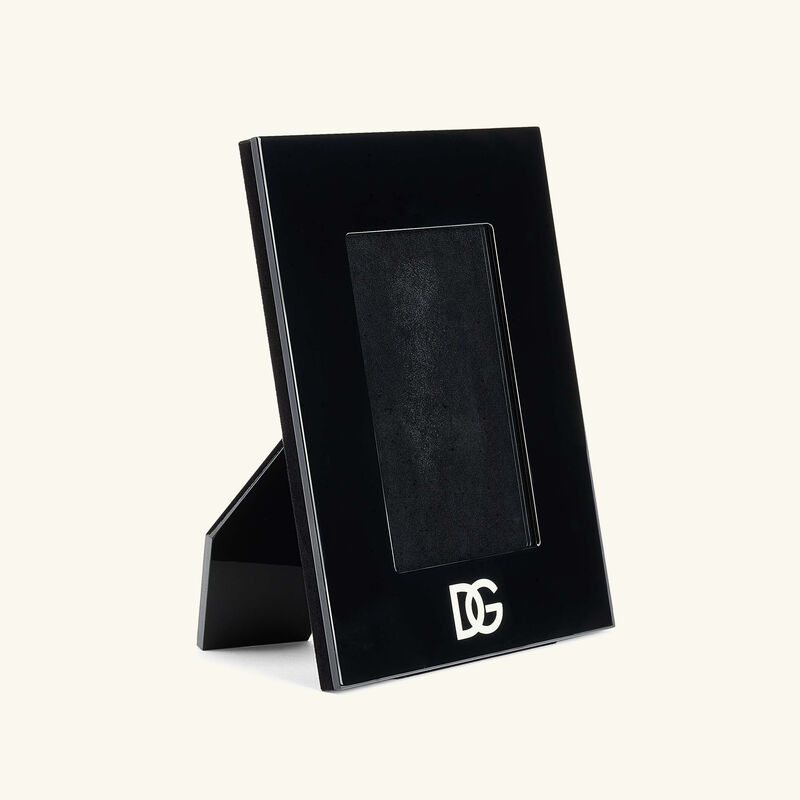 dolce gabbana casa lacquered wooden picture frame black 17x22cm