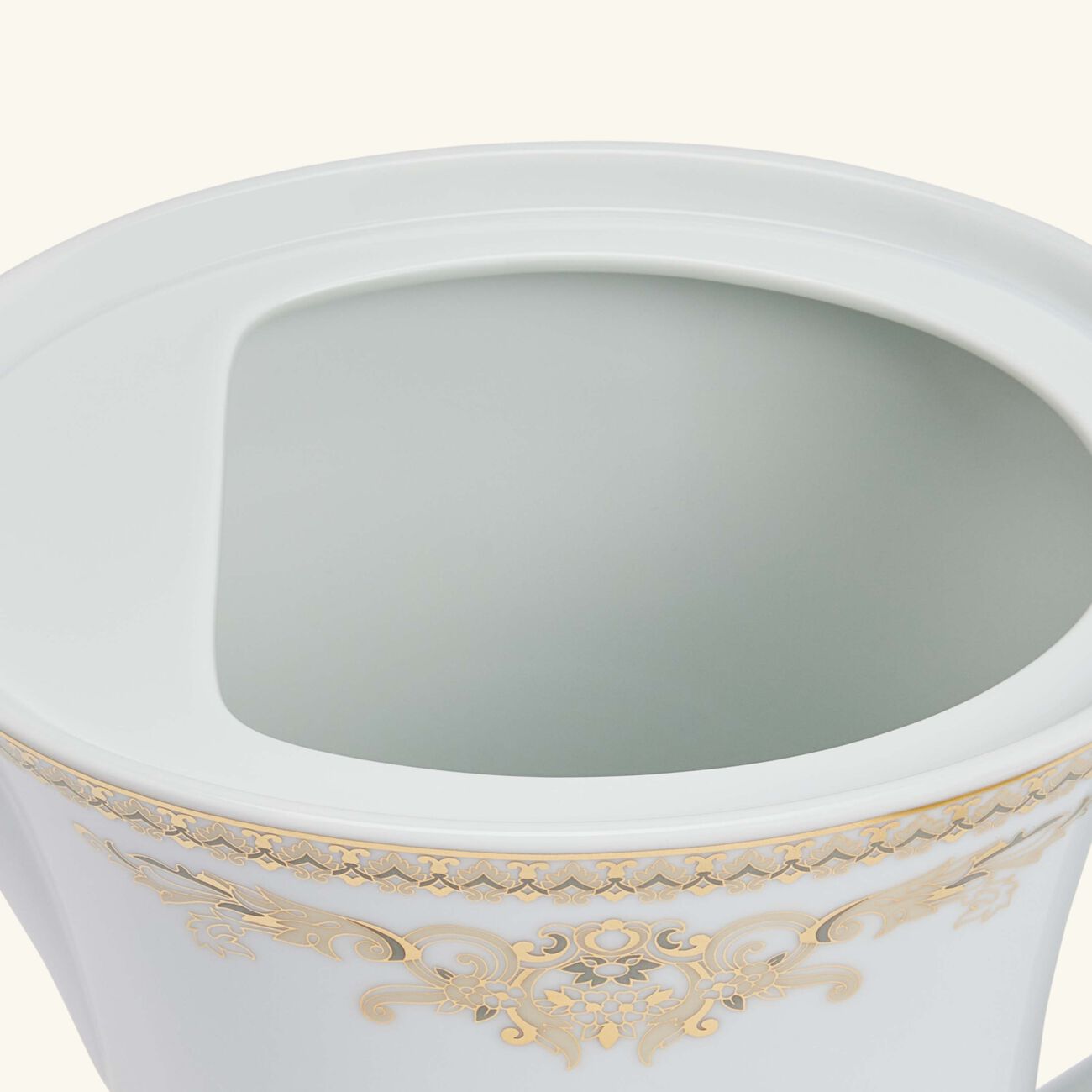 versace medusa gala tea pot white